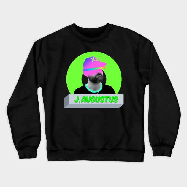 J Augustus neon badge Crewneck Sweatshirt by J. Augustus